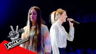 Cézanne en Cherine zingen 'Sorry' | The Battles | The Voice van Vlaanderen | VTM