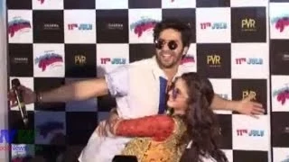 Varun Dhawan, Alia Bhatt at the Trailer launch of movie Humpty Sharma Ki Dulhania