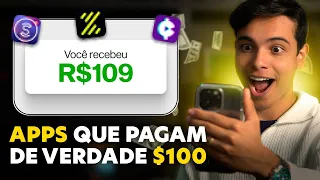 3 NOVOS APLICATIVOS PARA GANHAR DINHEIRO NA INTERNET PELO CELULAR - $100 Por Dia (Dinheiro online)