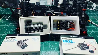 Hobbywing Max8 G2 and 4278 2250KV G2 motor Installed In Team Corally Sketer