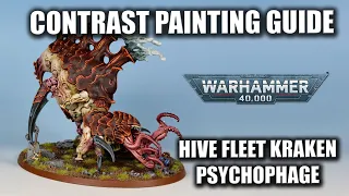 Contrast Painting Guide: Psychophage from the Leviathan box set in Hive Fleet Kraken colors