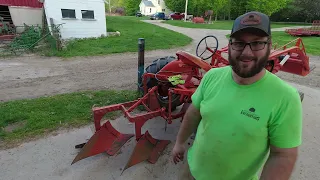 Plowing with the Allis Chalmers CA