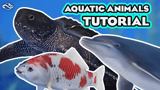 🐬 How To Build for Fully Aquatic Animals in Planet Zoo | Planet Zoo Mod Tutorial