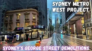 Abandoned Oz - Sydney’s George Street Demolitions - Hunter Connection is Gone