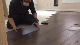 Installing Flooring - Timelapse