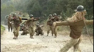 Chinese Army ambushed Japanese,using scarecrows to confuse them and annihilating an Japanese platoon