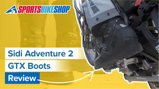 Sidi Adventure 2 Gore-Tex motorcycle boots review - Sportsbikeshop