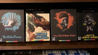 Unboxing: The Bird With The Crystal Plumage, Cat O’ Nine Tails, 4K Blu Ray, Arrow Video, Giallo