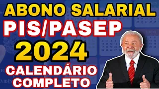 PIS/PASEP: ABONO SALARIAL 2024- SAIU O CALENDÁRIO OFICIAL LIBEROU ! VEJA AS DATAS DE PAGAMENTO