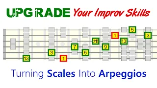 Upgrade Your Improv Skills With This Vertical Trick - Arpeggios From Scales