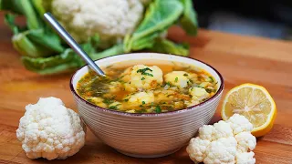 👉The Best [VEGETABLE SOUP] or 🥣 Cauliflower Soup with Vegetables (VEGAN) !? | Chef Paul Constantin