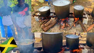 Sunriseboss luncheon big cookout goat pork chicken & fish rice & soup