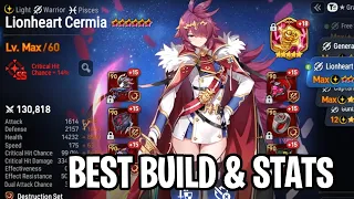 Lionheart Cermia - Best Builds & Stats [Epic Seven]