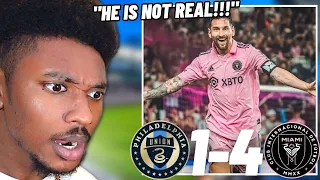 MESSI DID IT AGAIN WTF😭🐐 | Philadelphia Union 1-4 Inter Miami LIVE Reaction!