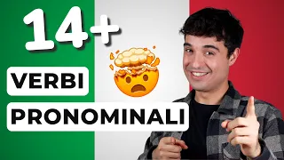 Learn these VERBS in Italian with NE, CI and other pronouns (verbi pronominali in Italiano)