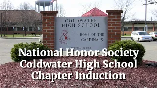 National Honor Society (Coldwater High School Chapter) Induction Ceremony, 4/28/2024