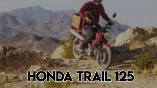 Motorcycle ride down my mountain on a Honda Trail 125