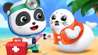 Save Sea Animals Song | Doctor Cartoon, Police Cartoon | Nursery Rhymes | Kids Songs | BabyBus