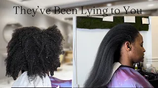 The TRUTH about blow drying natural hair -Pro edition-Thick hair