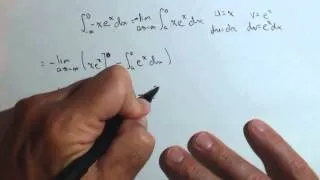 Calculating an Improper Integral that Requires LHopitals Rule