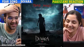 Pakistani Couple Reacts To Fear Song Promo | Devara Part-1 | NTR | Kortala Siva | Anirudh