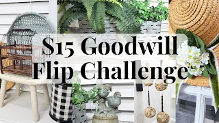 15 Minute $15 Goodwill Bins DIY Challenge