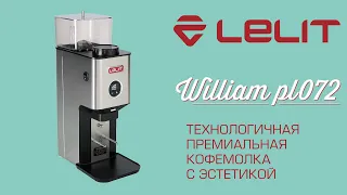 LELIT William PL072 – профессиональная жерновая кофемолка для кофейни и дома