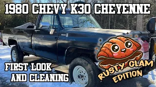 Digging Into My 1980 Chevy k30 Cheyenne // Rusty Clam Edition - Part 1