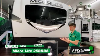 2022 Flagstaff Micro Lite 25BRDS Bunkhouse Trailer for sale at All Seasons RV, Streetsboro, Ohio.