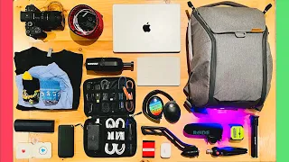 Everything I need for 1 week in Ireland - Peak Design 20l one bag EDC tech travel