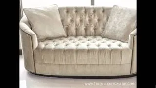 Modern Tufted Velvet Sofa - Lazio