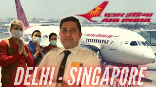 Trip Report | Delhi - Singapore | Air India Economy Class | Boeing B787-8