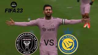 FIFA 23 - Inter Miami CF vs Al Nassr - Messi vs Ronaldo - Friendly Match - Ps4