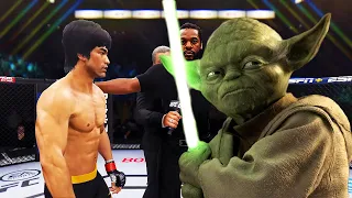 UFC 4 I Bruce Lee vs. Star Wars Yoda (EA Sports UFC 4)