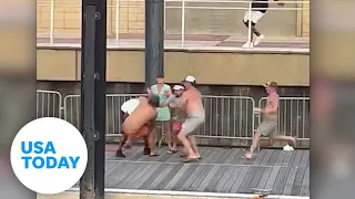 Massive brawl breaks out at Alabama boat dock; arrest warrants issued | USA TODAY