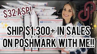 Ship $1,300+ in Sales on Poshmark With Me!! See What Sold FAST & For a GREAT Profit! $32 ASP!