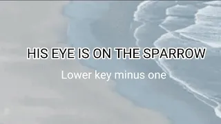 HIS EYE IS ON THE SPARROW (Lower Key) -minus one