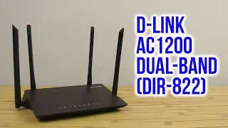 Распаковка D-Link AC1200 Dual-Band DIR-822