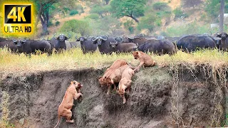 4K African Wildlife: Samburu National Park - Beautiful African Wildlife With Real Sounds - 4K Video