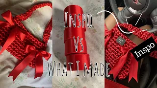 Crochet w me - Viral Satin ribbon bow bag | not-so-detailed tutorial ౨ৎ 𐙚 🫧