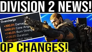 The Division 2. HUGE DLC CHANGES!! Making OP Builds, Insane Skill Bonuses, HUGE Recalibration Revamp