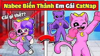 NABEE BẤT NGỜ TRỞ THÀNH EM GÁI CATNAP POPPY PLAYTIME TRONG MINECRAFT*NABEE KITTYNAP 🌙🐈🩷