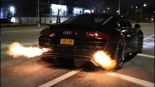 Audi S8 Plus D4 4.0TFSI Insane Exhaust Sound Loud Revs Acceleration