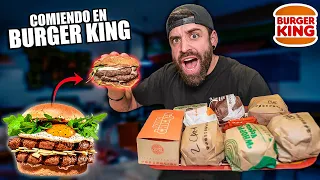 COMIENDO en BURGER KING TODAS las NOVEDADES por PRIMERA VEZ ¿MERECE LA PENA?