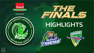 FINAL HIGHLIGHTS || INDIAN TIGERS vs KANGAROOS || ACL -T20 U19 || Brisbane Australia