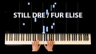 Fur Elise/Still D.R.E. Piano Cover (Easy Synthesia Tutorial) (Midi Download)