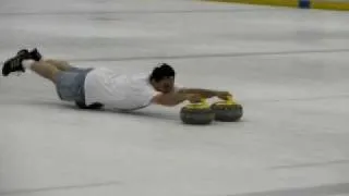 Full Body Curling Triple Takeout