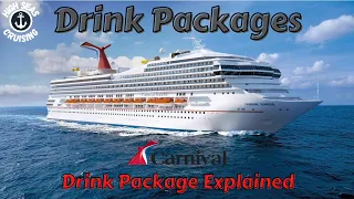Carnival Cruise Line Drink Packages Explained