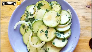 🔥Spiralized Zucchini Salad: Low-Carb & Insanely Delicious|zucchini recipe