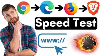 Chrome Vs Firefox Vs Edge Vs Brave | Speed Test Chrome, Microsoft Edge, Firefox and Brave Browser
